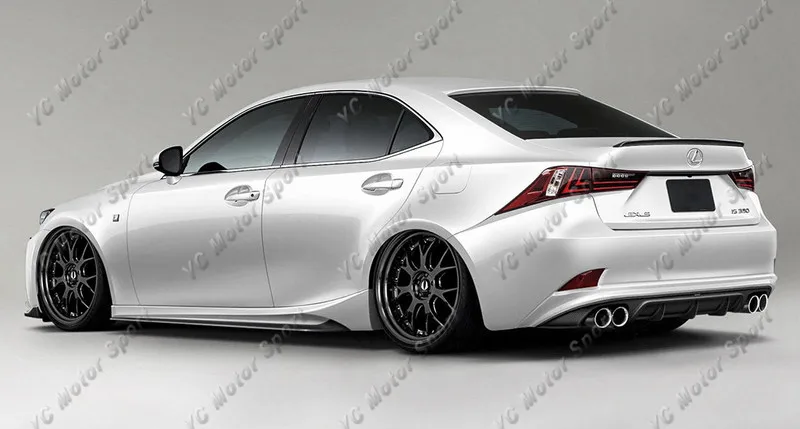 2013-2015 Lexus IS F Sport Sedan AIMGAIN Style Rear Lip Diffuser CF (104)_