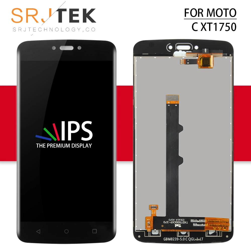 

For Motorola MOTO C XT1754 LCD Digitizer Sensor Glass Lens Panel For MOTO C XT1756 Display Screen Touch Replacement Parts Frame