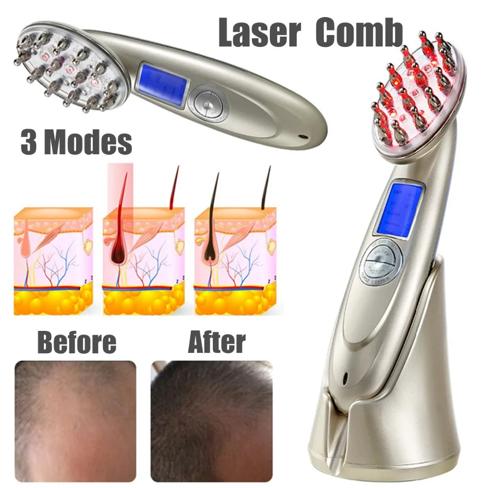 Fast Laser Anti Hair Loss Comb Hair Grow Brush Growth Treatment