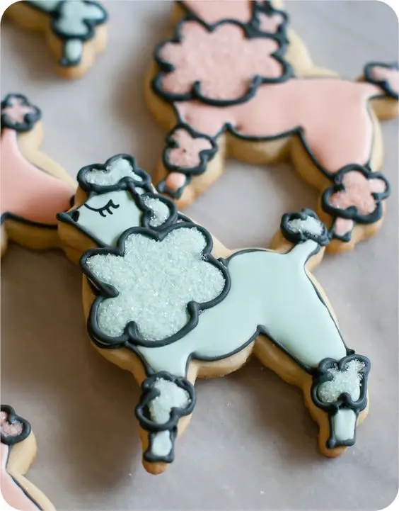 1pcs Poodle puppy dog Metal Cookie Cutter Fondant Cake Decor sugar craft Pastry Biscuit tool cupcake topper die cut bread mold