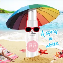 20 мл спрей BB крем портативный тональный Крем Осветляющий отбеливающий увлажняющий водонепроницаемый косметика для ленивой красоты