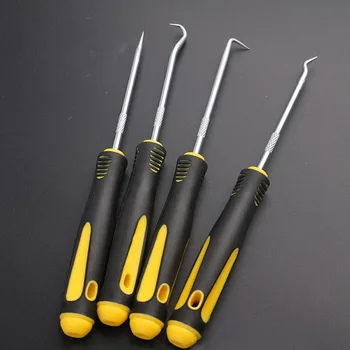 

4pcs O-Ring Oil Seal Tools Scraper Removal Hook Tool Extractor Puller Rubber Screwdriver