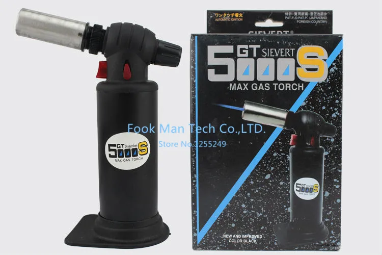 

Free Shipping GT5000S Gas gun/gas welding gun/welding metal/Cigar/Smoking ,Piezo ignition Butane Gas Soldering welder