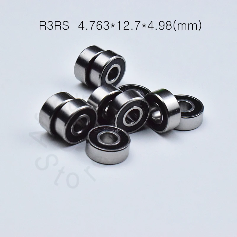 R3RS 4,763*12,7*4,98(мм) 10 штук ABEC-5 подшипники металлическая запечатанная миниатюра подшипник 3/16x1/2x0,19" дюймов