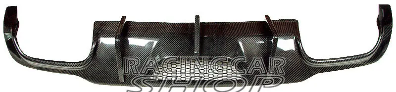 V style sedan carbon fiber rear diffuser for Mercedes BENZ W204 C63 coupe C250 C300 C350 AMG SPORT BUMPER 2012-2014