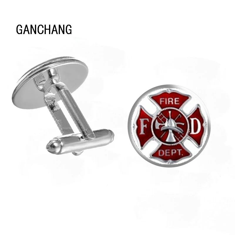 

husband gift, firefighter, fire dert. Set cufflinks and tie clips fire superheroes, men's gifts, weddings, grooms, dad's gifts