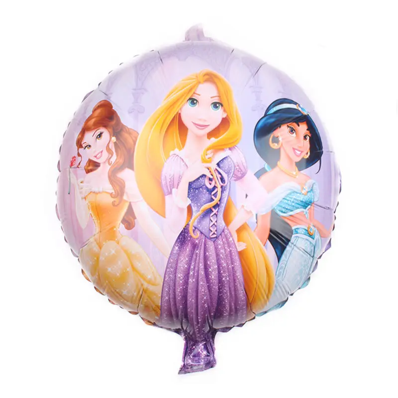 

TSZWJ N-020 New 18-inch round three princess aluminum balloon holiday party wedding decoration decorative balloon
