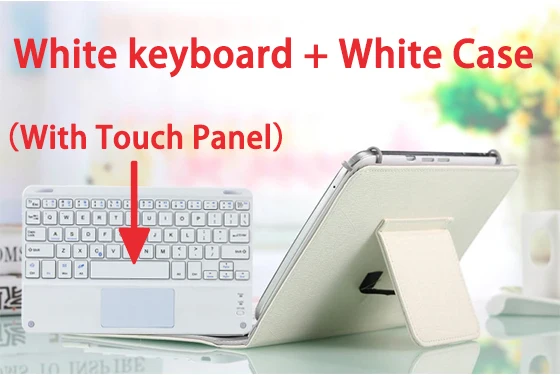 Универсальный Беспроводной Bluetooth клавиатура чехол для Teclast P10 Octa Core 10,1 ДМ, bluetooth-клавиатура защитный чехол с 3 Подарки - Цвет: option 1