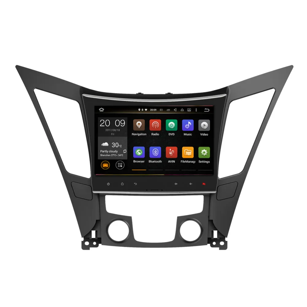 Discount 10.1 Inch 4GB RAM Android IPS Screen Car Video Multimedia Player For Hyundai Sonata 2012 2013 2014 Car Radio Stereo Bluetooth 2