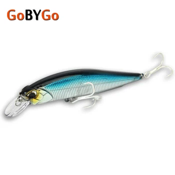 

GoByGo 1PCS Minnow Floating Fishing Lure 10cm 14g Hard Wobblers Crankbait 3D Eyes Bait Artificial Trout Pike Carp Fishing Tackle