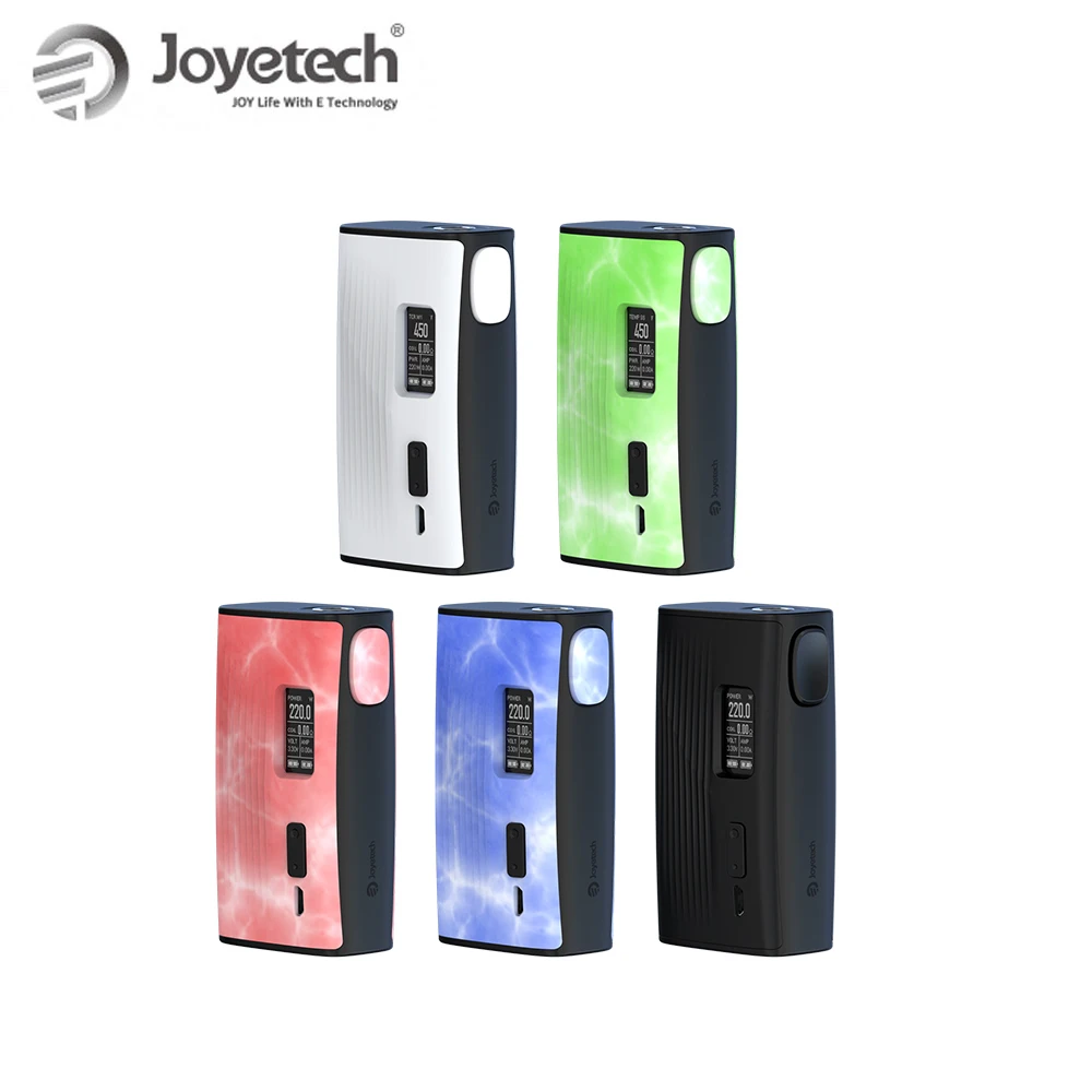

Original Joyetech Espion Tour Box Mod 220W Output POWER/TEMP(NI/TI/SS)/TCR MOD Electronic cigarette vape mod