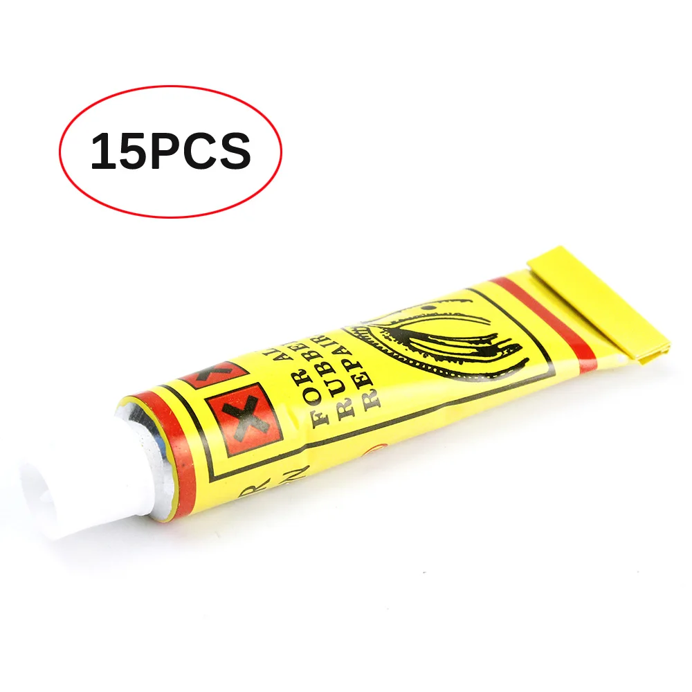 

15pcs/Lot Bicycle Tire Repair Glue 8 ML Bike Tyre Inner Tube Puncture Repair Rubber Cement Road Mountain Cold Bike Tire Patch