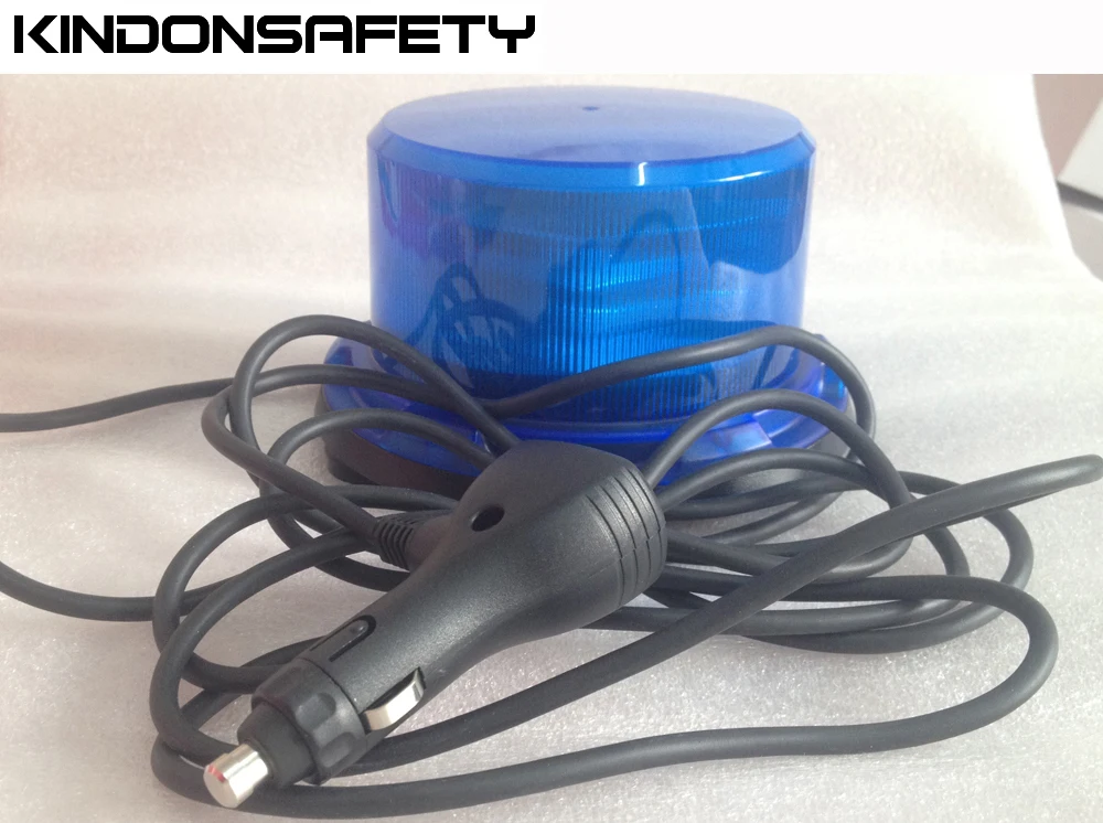 

Free shipping! ECE R65 LED beacon/dome light, 9 flash patterns with rotating flash pattern, multivolt 9-33V, magnetic mounting