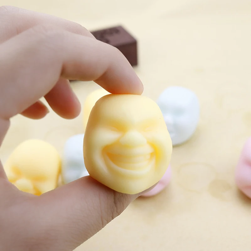 

Mini Squishy Antistress Face Reliever Grape Ball Autism Relax Doll Relief Healthy Funny Toys Fun Prank Geek Gadget Novelty Toy
