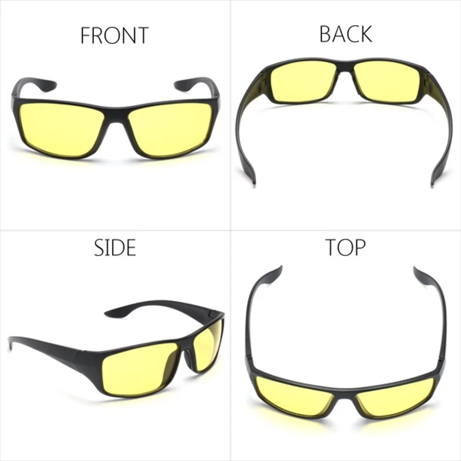 night vison driving glasses yellow black lense driver safety UV sunglasses goggles fashion men women day night glass night vison driving glasses yellow black lense driver safety UV sunglasses goggles fashion men women day night glass