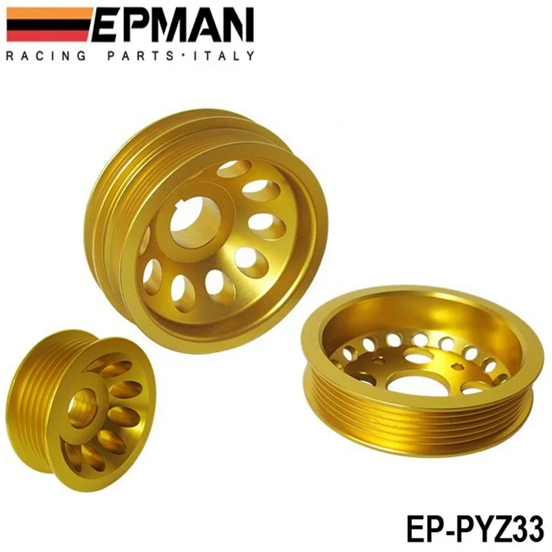 

Light Crank Engine Under Drive Pulley Set Aluminium Alloy For Nissan 350Z Fairlady EP-PYZ33