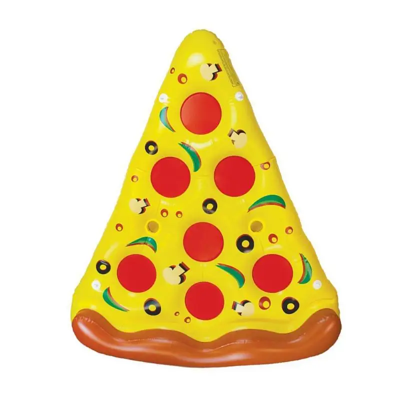 

Pizza Swimming Ring Inflatable Pool Float Raft Swimming Water Fun Sports Beach Toy for Adult Children