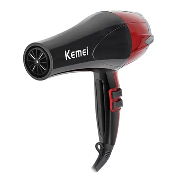 

Kemei KM-8893 negative ion high-power hot and cold air blower Black Red