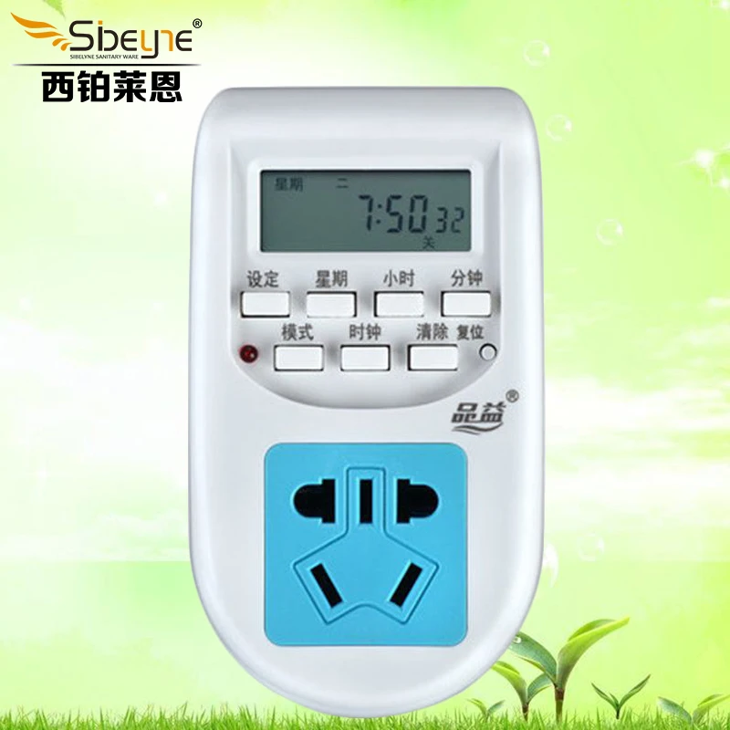 Timing socket electric vehicle charging timer switch socket smart home