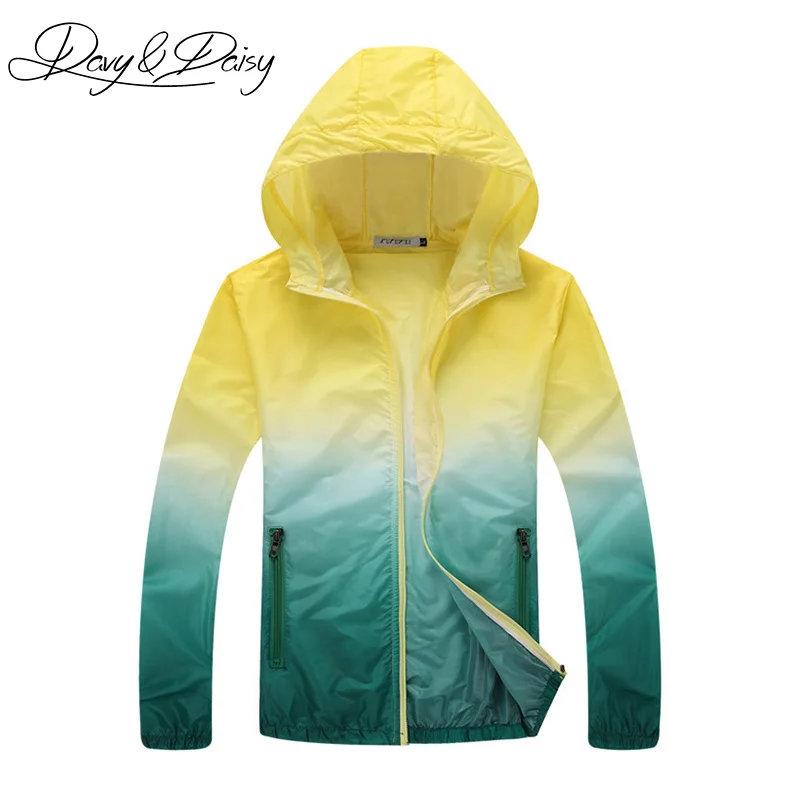 

DAVYDAISY Couple Jacket Summer Thin Sunscreen Waterproof Zipper Hooded Ultralight Coat Brand Casual Outerwear 4XL DCT-006