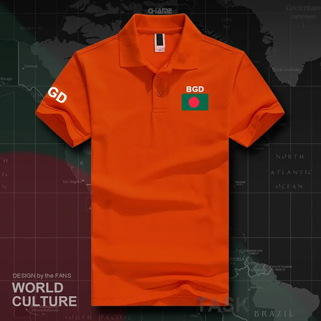 Bangladesh polo shirts men short sleeve white brands printed for