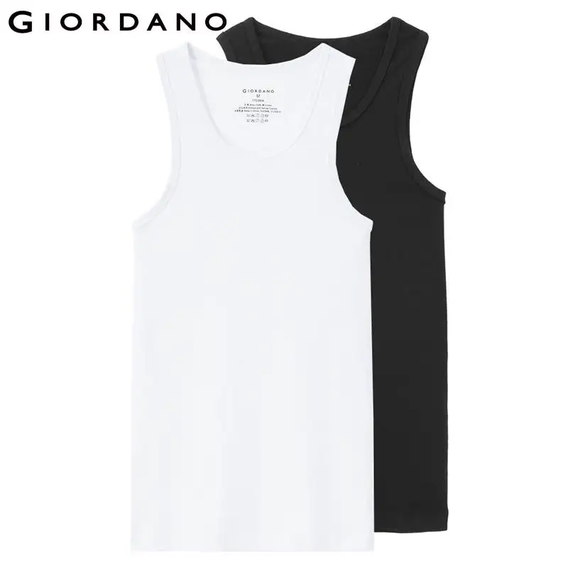 Giordano майка slim fit выполнена из двухсекционного хлопка с U-образным вырезом slim fit, имеется несколько цветовых решений данной модели, а так же широкий размерный ряд - Цвет: 69White