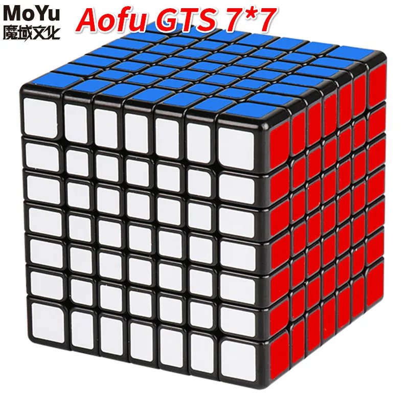 Новый MoYu 68 мм AofuGTS 7x7x7 кубар-Рубик на скорость Интеллектуальный Магический кубик Cubo Magico Aofu GTS 7x7 развивающие игрушки детские подарки