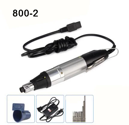 

800 801 DC Powered Electric Screwdriver+ Power Supply + screwdriver bits +screwdriver set Hand Tool Worldwide for phone, PC,toys