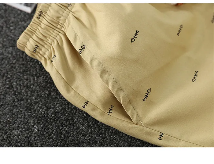Fgkks модные брендовые мужские шорты летние мужские дышащие шорты с принтом рыбных костей мужские повседневные шорты бермуды