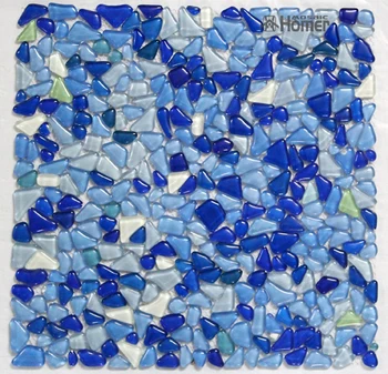 

express shipping free!! blue crystal glass mosaic tiles baroque pattern, bathroom floor tiles, HME6101 for wall tiles mosaic