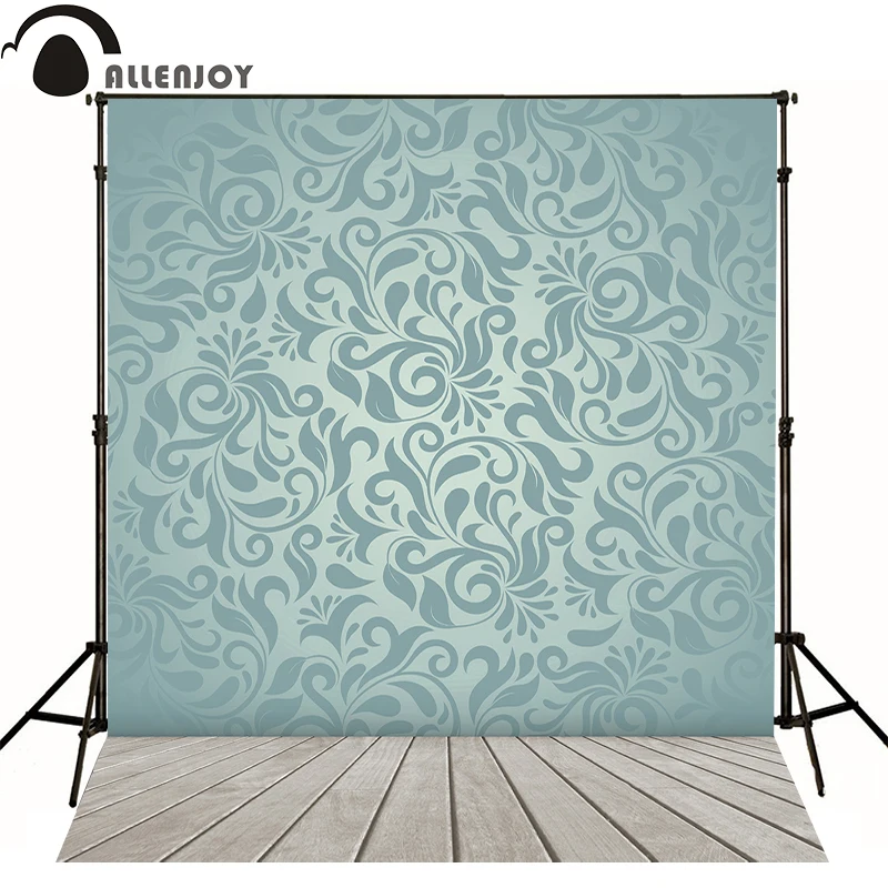 Allenjoy photography backdrops pattern vintage interior gray luxury elegant custom size backgrounds for photo studio send folded