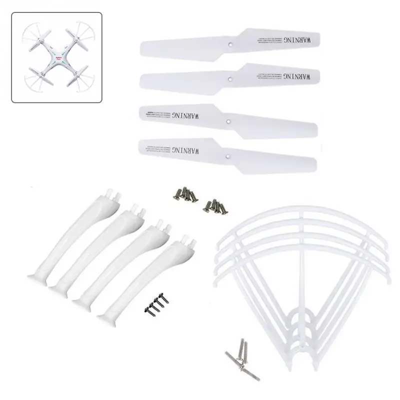 

For SYMA Accessory 4 pcs Blade/Tripod/Protection ring Main Propeller Replacement Spare Parts for Syma X5SC X5SW X5SC-1