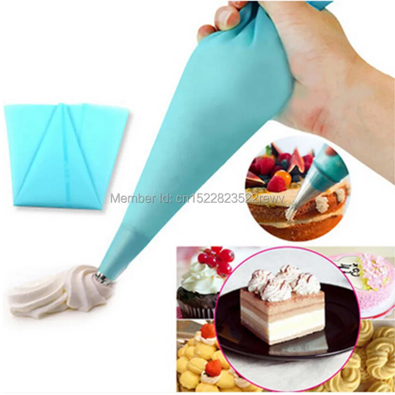 

Silicone Reusable Icing Piping Bag Pastry Bag Cake Cream DIY Decor Tool
