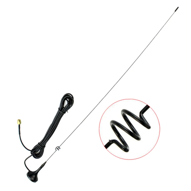 UT-108UV SMA-M 144/430 МГц Dual Band антенна с магнитным основанием Yaesu для Baofeng Радио
