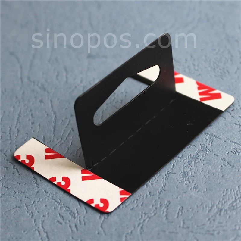 BlackHangTabSelfadhesiveFoldUpdeltaslotsecuritysealtabsdisplaypeghook