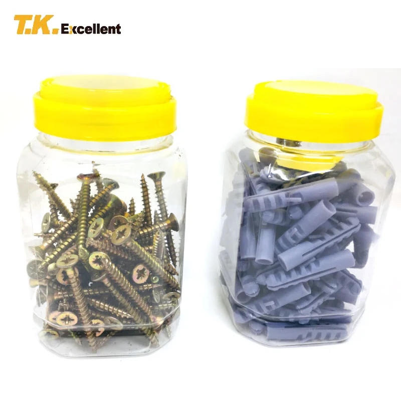 T. K. EXCELLENT 80 шт. нейлоновый серый пластиковый якорь E10 * 50 с карбоновый ДСП набор