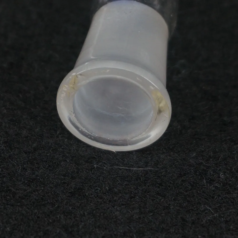 14/23 Joint Glass Vacuum Receiver Adapter Laboratory Lab Science 105 Degree Bend