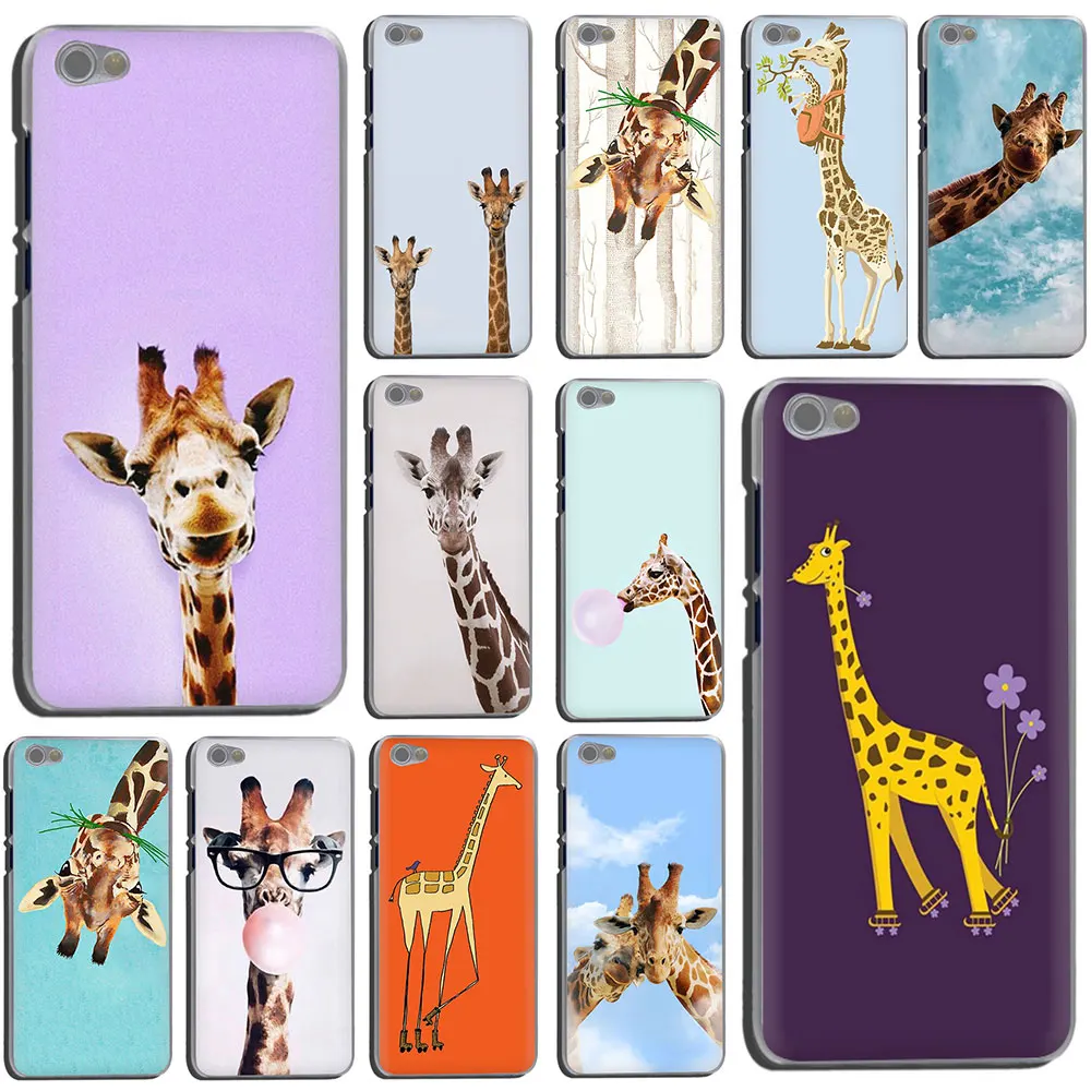 

Playful cute cartoon giraffe Hard Phone Cover Case for Xiaomi Redmi 5 Plus GO 6A S2 Note 8 5 6 7A Pro 4x K20 pro