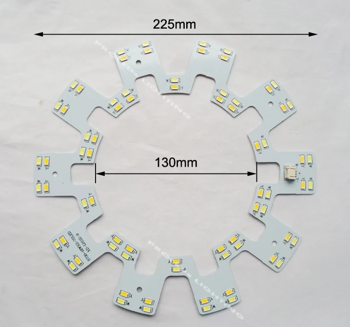 DHL упаковка из 10 шт. 110 V 220 V 230 V, 15 Вт, 18 Вт, 24 Вт поверхностного монтажа светодиодный круглая Потолочная люстра Светильник направленного света круглая Светодиодная лампа Светодиодный 2d производитель