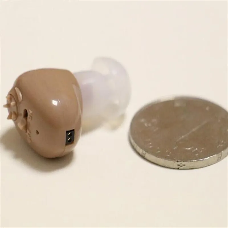  Hearing Aid Portable Rechargeable Mini Hearing Aids Invisible Hear Clear for the Elderly Deaf Ear C