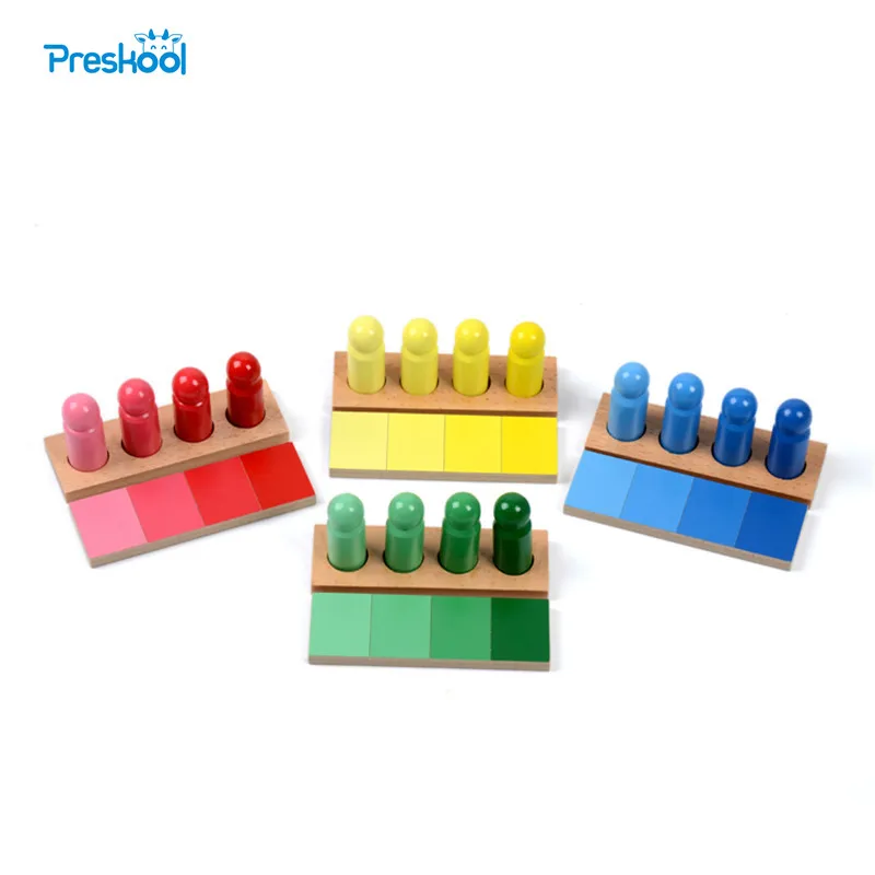 Goedkoop Familie Versie Baby Speelgoed Montessori Kleur Resemblance Sorteren Taak Hout Vroegschoolse Voorschoolse Kinderen Speelgoed Brinquedos Juguetes