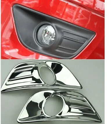 Для 2011-2008 Citroen C-quatre ABS Хромированная передняя противотуманная фара накладка |