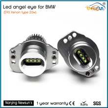 7000 К супер яркий белый E90 E91 Ангел глаз Halo света обновления LED 20 Вт Angel Eyes маркер для BMW E90 e91 w/ксенон