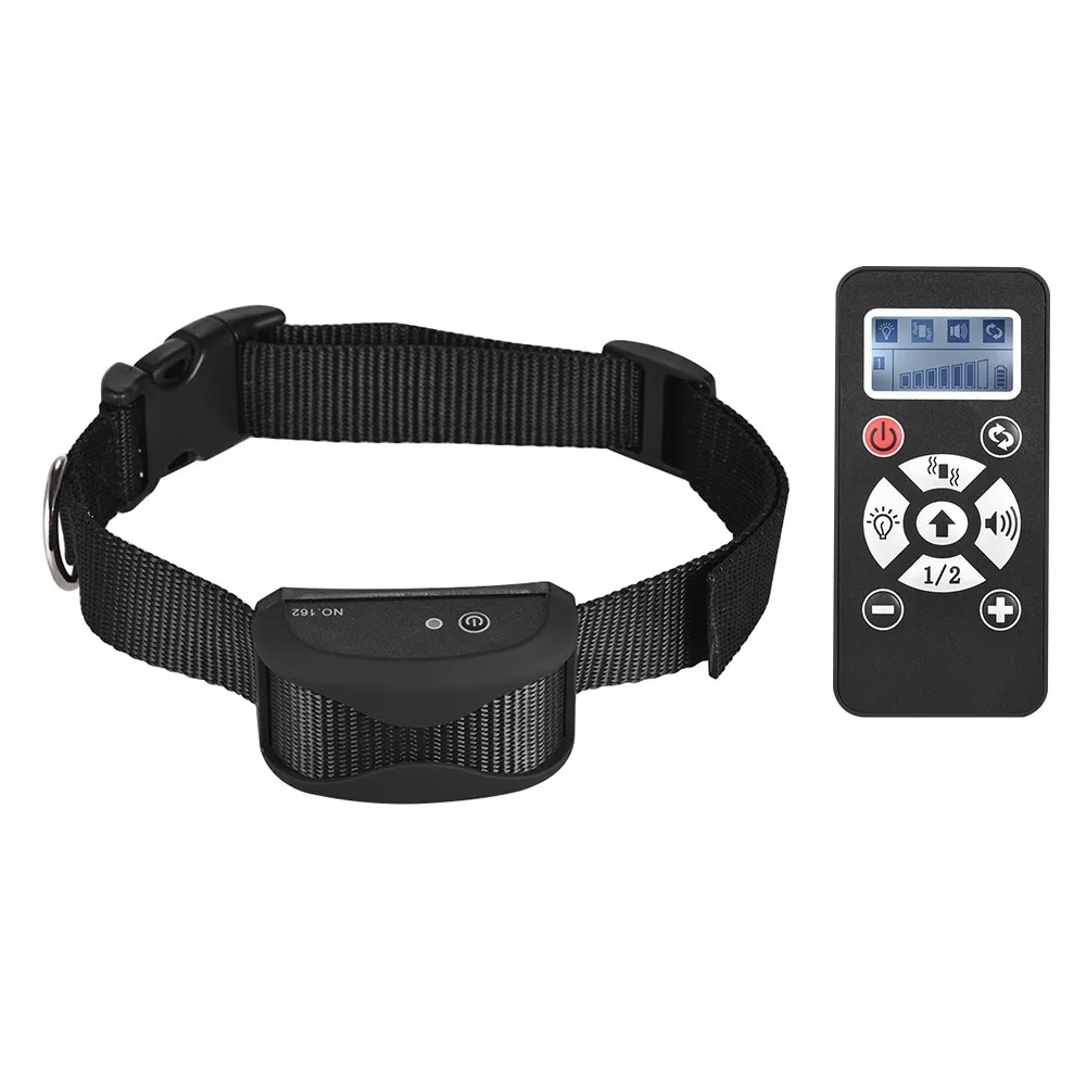 

Rechargeable Dog Training Collar with Remote Dog Training Collar with Vibra/Beep/Light 800yd Remote for Small Medium Large Dogs