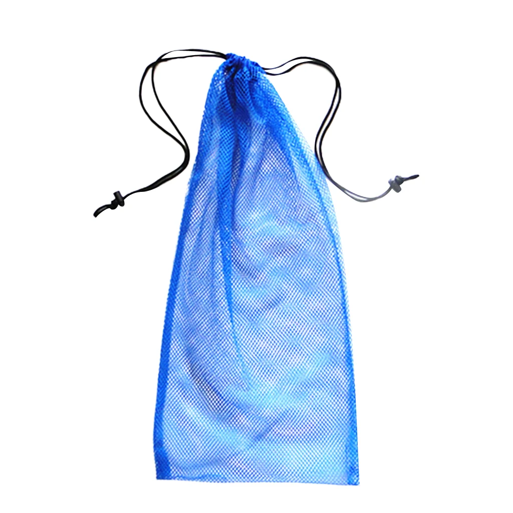 Синие перчатки для подводного плавания с кулиской, Сетчатая Сумка Для снаряжения, сумка для хранения 50x23,5 см