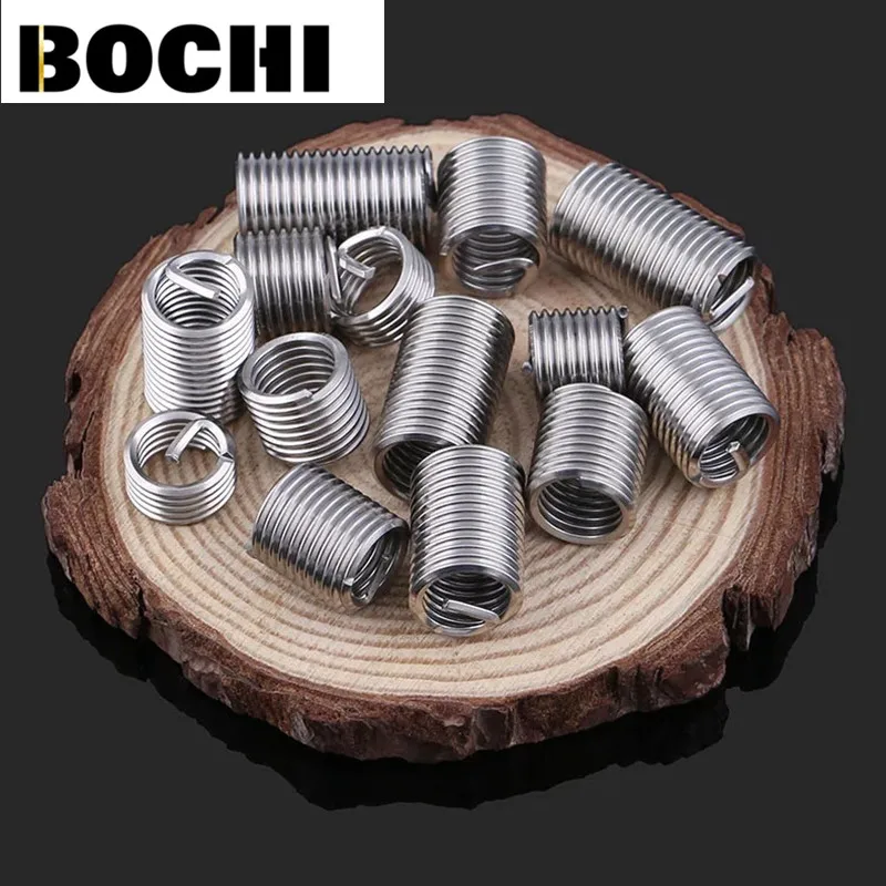 50 шт. M7/M9/M11* 1,0* 1D-3D проволочная Резьбовая вставка, M7-M11 втулка, 304 проволока из нержавеющей стали, втулка для ремонта резьбы