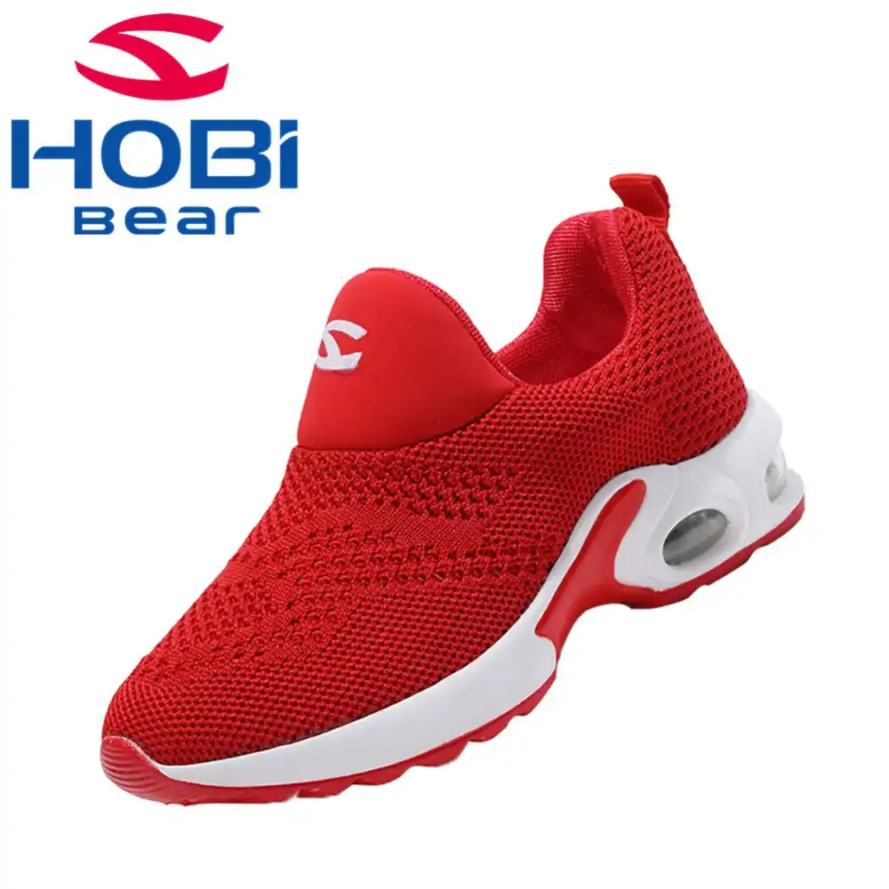 boys red running shoes