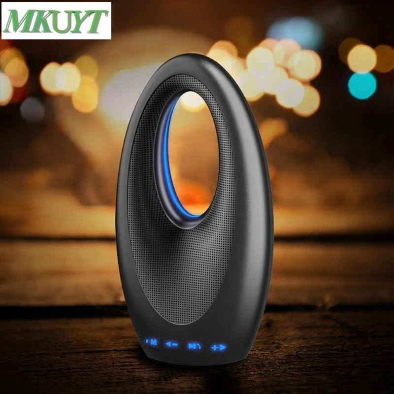 

MKUYT Portable wireless Bluetooth Speaker multi-function hotel card mini audio Handsfree Receive Call Music Suction Mic
