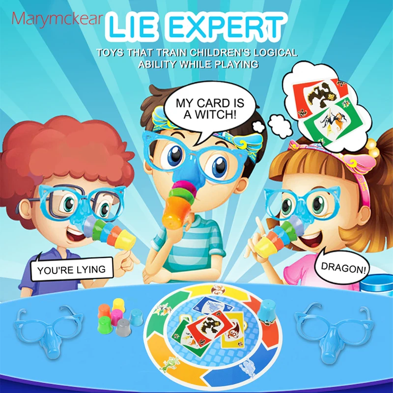 

New Intelligence Toys Liar Game Toy Board Game Interesting Fibber Toy for Children Party Game Kids Logicality Toy
