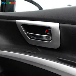 Для Suzuki Sx4 S-Крест кроссовер 2014 2015 2016 2017 2018 внутренняя дверная ручка крышки ABS Матовый хром отделкой автомобильные аксессуары 4 шт